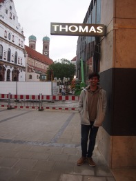 Thomas finds his namesake store in the square